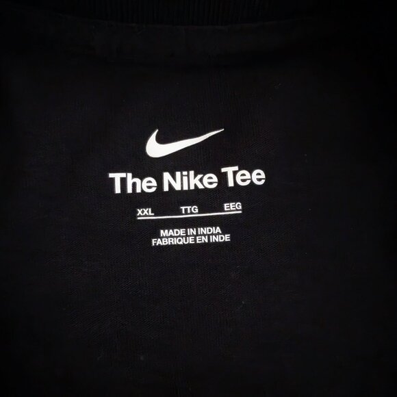 NIKE Tee LeBron James Men's 2XL Max 90 Black Graphic Long Sleeve Pullover - Picture 6 of 11